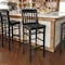 Flash Furniture HERCULES School House Back Black Wood Restaurant Barstool XU-DG-W0006B-BLK-GG - alternate 8